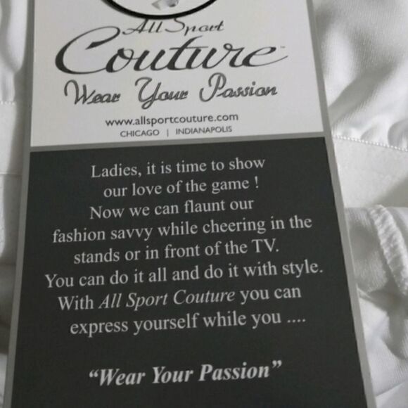 NFL All Sport Couture Indianapolis Colts V-Neck Halter Top -A - Picture 7 of 9